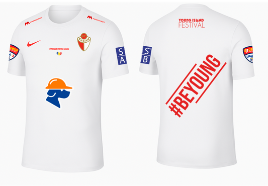 Tricou Oficial Joc Editia FC Bacau & Young Island Festival - Alb