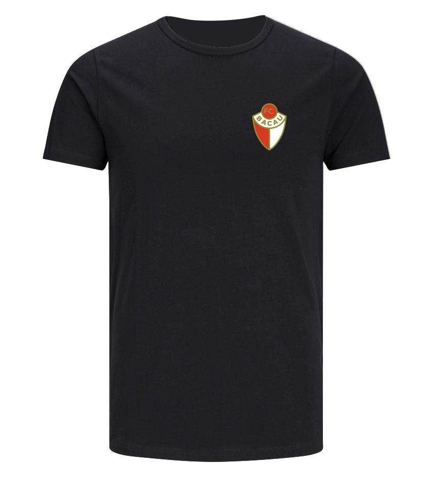 Tricou Negru cu logo FC BACAU