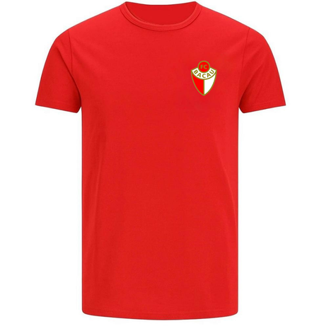 Tricou rosu cu logo FC BACAU